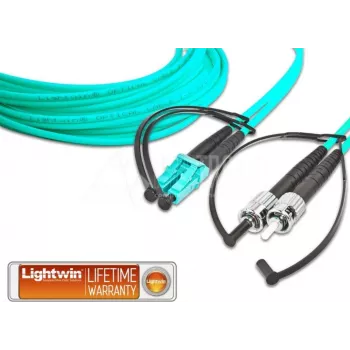 Lightwin cavo in fibra ottica 10 m OM3 LC ST nero,blu (LDP-50 LC-ST 10.0 OM3)