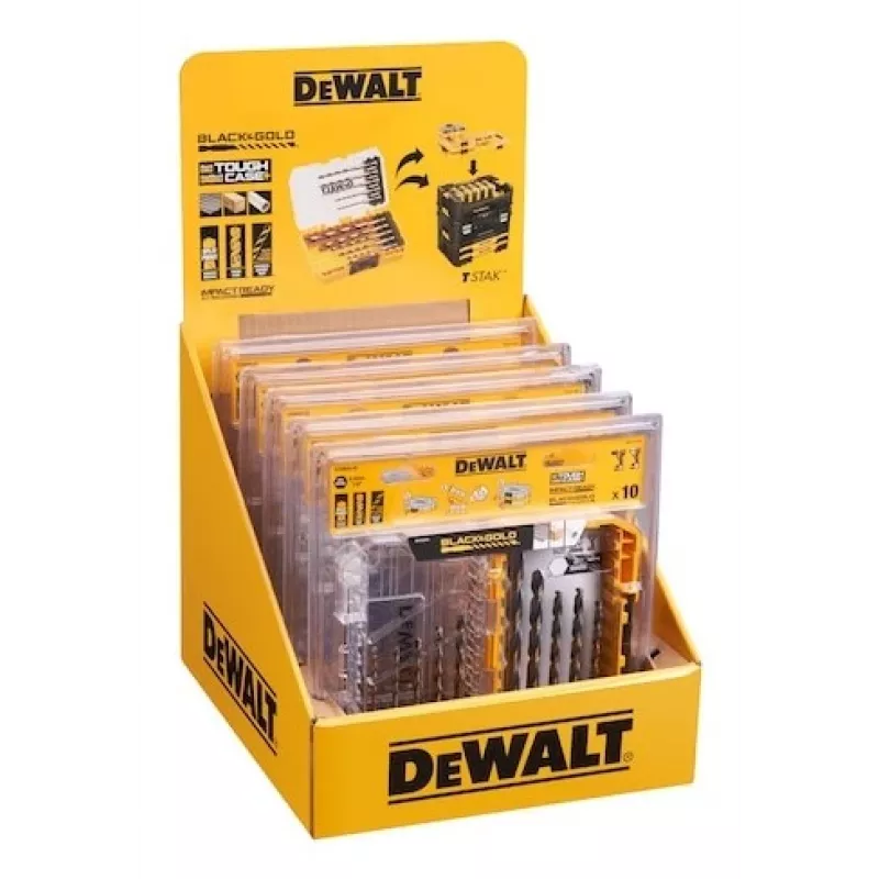 Set di punte per metallo DeWalt DT20620-QZ 10 pezzi HEX 1/4