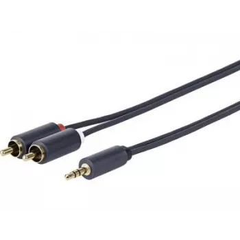 Cavo audio Vivolink PROMJRCA0.5 0,5 m 3,5 mm 2 x RCA nero