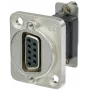 Neutrik NADB9FF adattatore per cavo D-SUB nero – argento (NADB9FF)