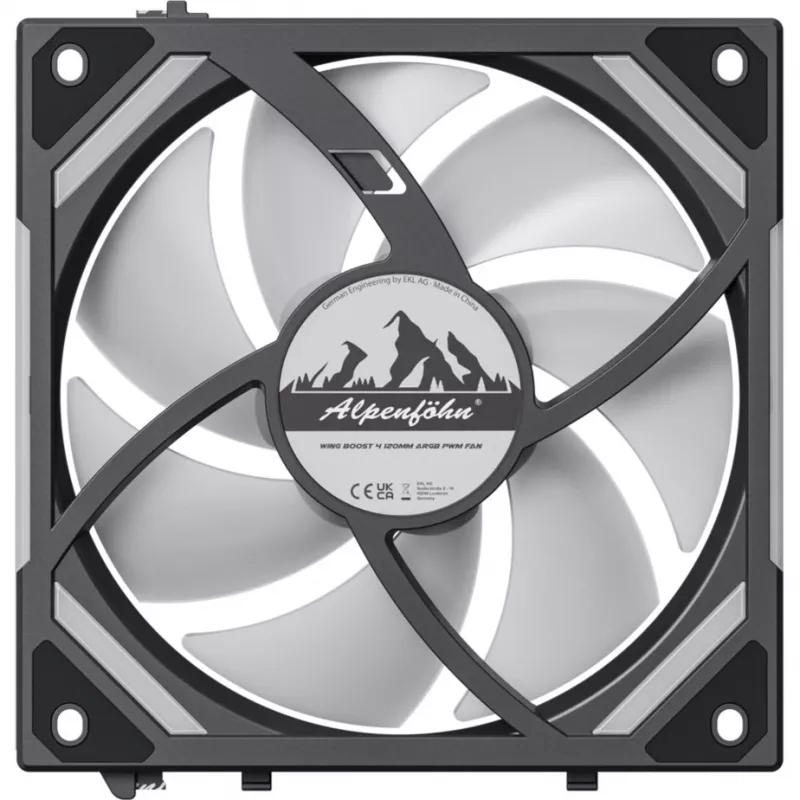 Ventola case Alpenföhn Wing Boost 4 ARGB Reverse 120mm - nero