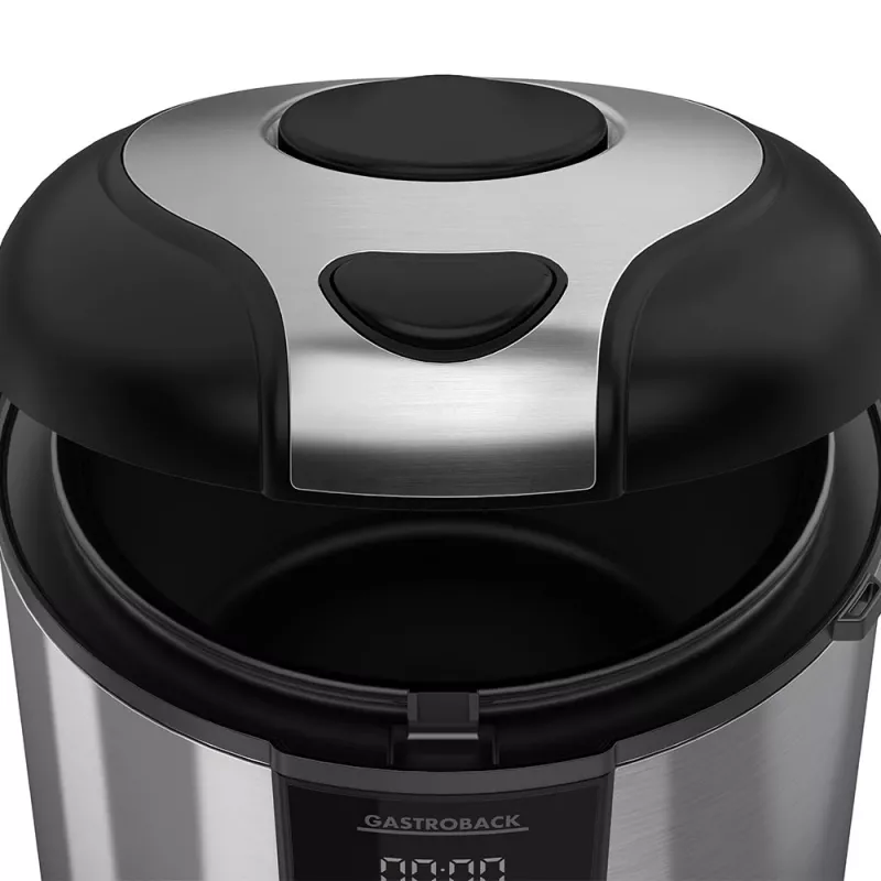 Cuociriso GASTROBACK Rice Control Low Carb & Steam, 3 L, 450 W, nero/acciaio inox