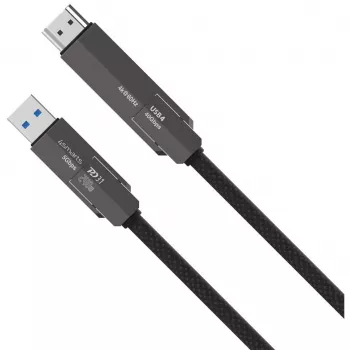 Cavo USB4 HDMI 4smarts ComboCord 240W 1,5 m – USB4 a HDMI, alimentazione 240W, lunghezza 1,5 m