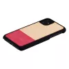 Custodia per smartphone Man and Wood per iPhone 11 — nero, design asimmetrico