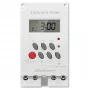 Timer elettronico per guida DIN QOLTEC PC0629 — alimentazione 24V, uscita 16A