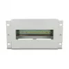Delock 67319 Barra per interruttori automatici da 10" con copertura e guida DIN, 3U, metallo, grigio