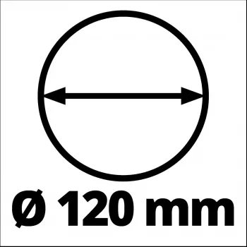 Punta Einhell 3437010 12 cm diametro 800 mm lunghezza