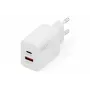 Caricabatterie USB AC DIGITUS 20W, 1x USB-C, 1x USB-A, ingresso 100–240V, bianco