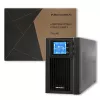 Qoltec 53042 UPS (gruppo di continuità) doppia conversione (online) 1 kVA 800 W 2 uscite AC