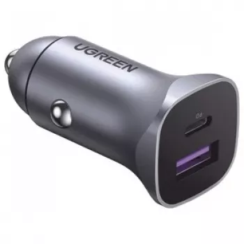 Ugreen 40858 caricabatterie mobile universale alluminio accendisigari ricarica rapida auto