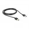 Cavo USB DeLOCK 1 m USB 2.0 A nero