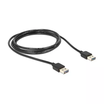 Cavo USB DeLOCK 1 m USB 2.0 A nero