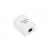 Scatola di connessione a parete RJ-45 bianca Lanberg OS6-0001-W
