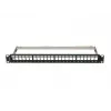 Patch panel vuoto 24 porte 1U 19 pollici FTP per moduli keystone nero