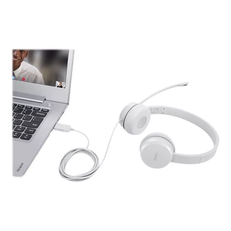 Lenovo GXD1E71385 Cuffie/headset con filo da polso chiamate/musica USB Type-A grigio