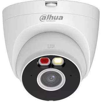 Telecamera IP dome DAHUA T2A-PV HD, obiettivo 2,8 mm, 1080p, Wi‑Fi, IP67, per esterni, microfono integrato