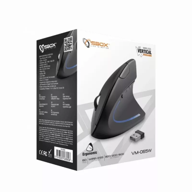 Sbox VM-065W mouse verticale