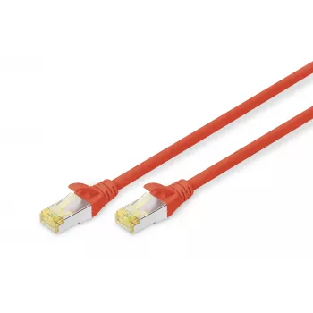 Cavo patch Digitus CAT 6A S/FTP DK-1644-A-0025/R 0,25 m rosso