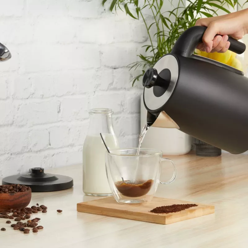 Bollitore Petra 1,7 l 3 kW nero opaco