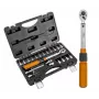 Neo Tools Chiave dinamometrica bidirezionale 1/4, 5-25NM, set da 21 pezzi