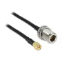 Cavo coassiale DeLOCK 88845 1,5 m nero