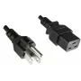 Microconnect PE110518 Cavo di alimentazione nero 1,8 m connettore femmina C19