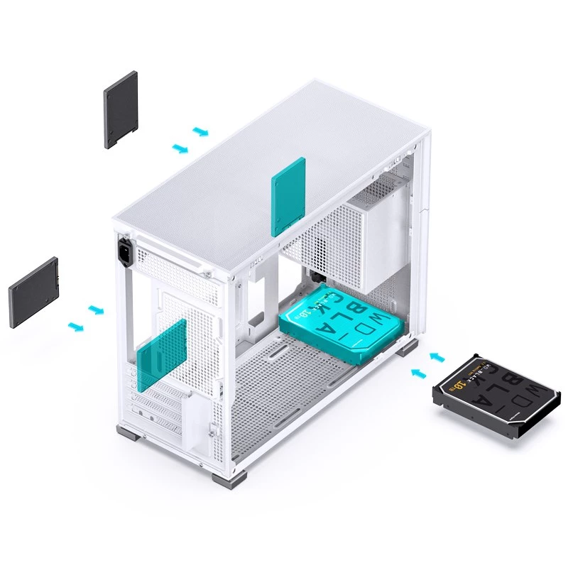 Case PC Jonsbo D31 MESH Midi Tower bianco