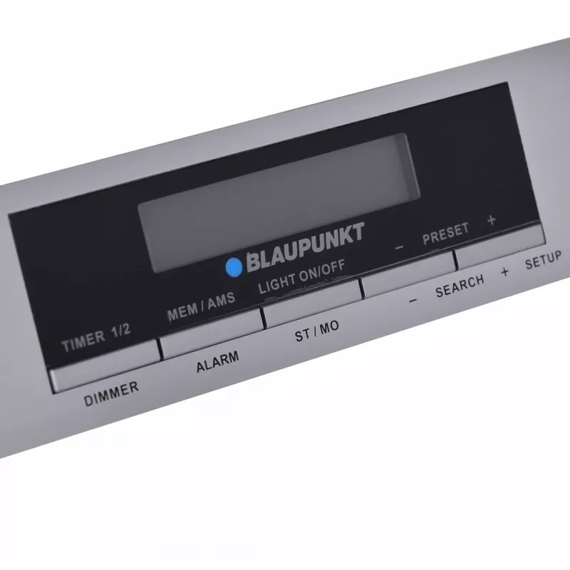 Radio da cucina BLAUPUNKT KR14BT con Bluetooth, FM, display LED, 2x0.8W, rete/batteria, grigio