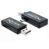 Lettore di schede DeLOCK 91731 USB 2.0 nero