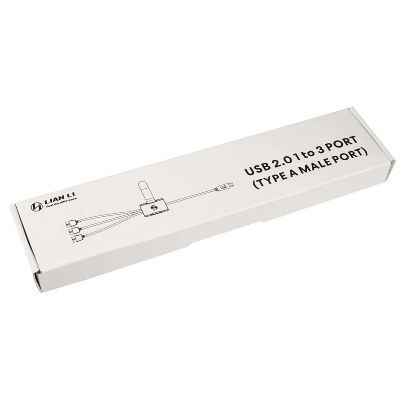 Hub USB Lian Li PW-U2TPAW connettore maschio Type-A 1-a-3 IDC 9-Pin
