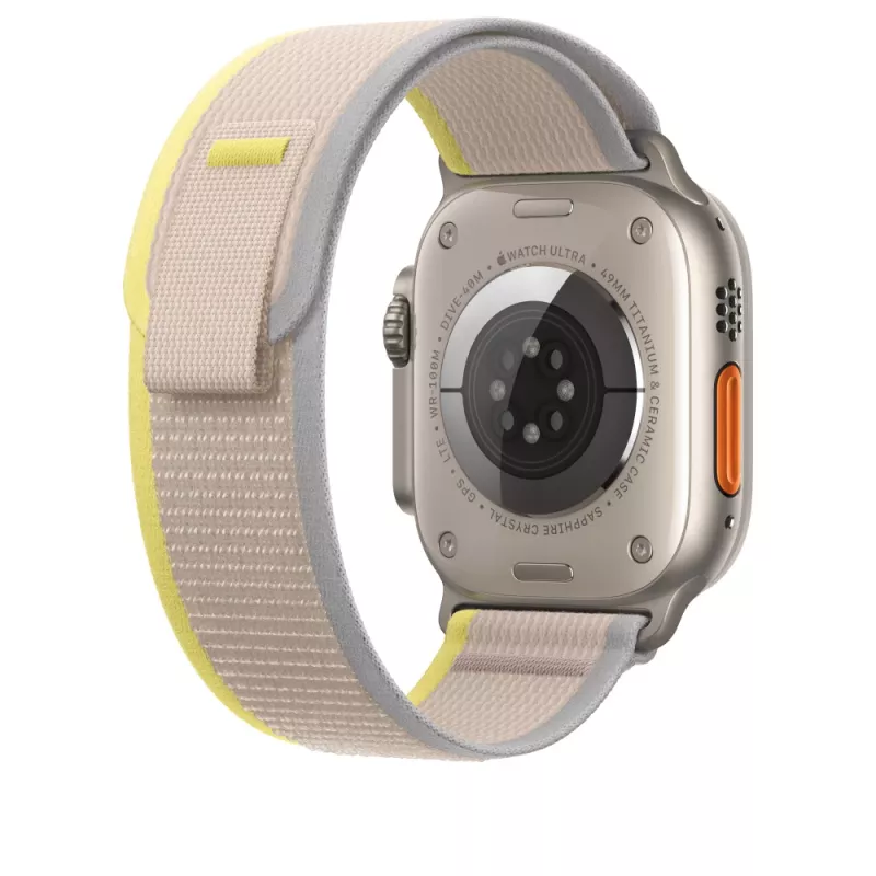 Cinturino Apple MQEG3ZM/A beige giallo nylon smartwatch 130-180 mm