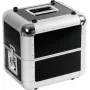 Flightcase Roadinger Platten-Case ALU 50/50 arrotondato nero — formato alluminio 50×50, angoli arrotondati