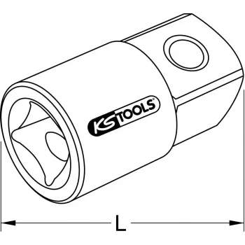 KS Tools 911.1494 Adattatore di ingrandimento, 1/4 in F x 3/8 in M