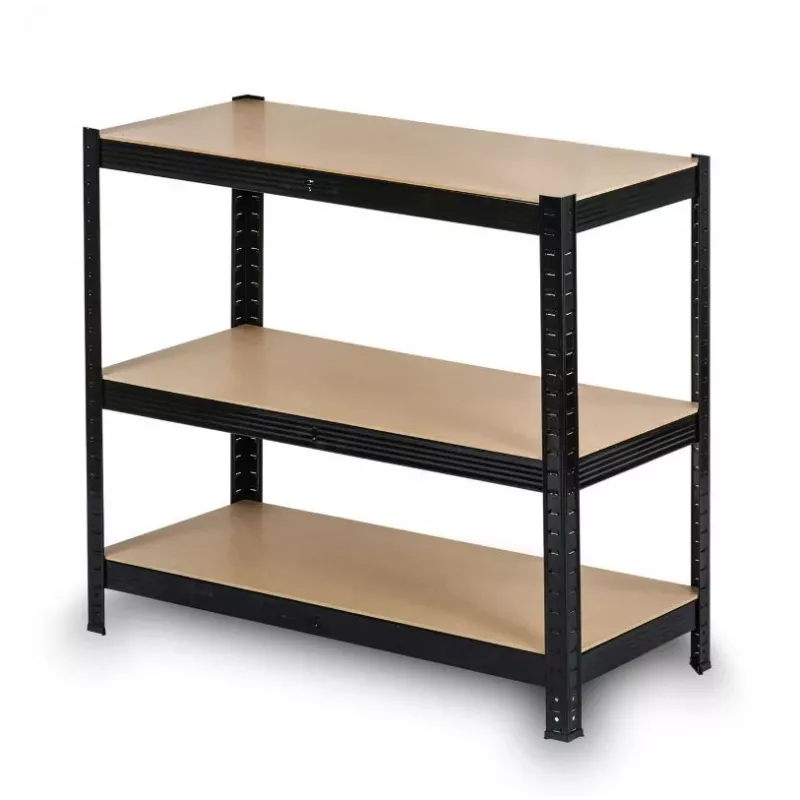 Scaffale in metallo nero 150X75X30CM
