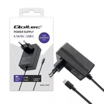 Caricabatterie Super FAST PD per Raspberry Pi 5 USB