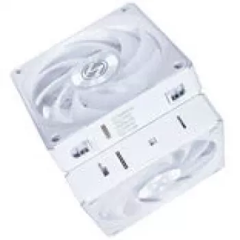 Ventola per case Lian Li UNI FAN 12CL1W3W bianca wireless 120mm — 120mm, compatibile hub PWM, modulare