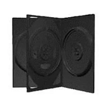 MediaRange custodia per 3 DVD nero – capacità: 3 CD, 3 DVD – confezione da 50 – nero (BOX15)