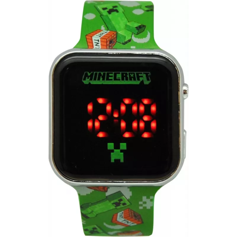 Orologio da polso digitale per bambini Euroswan Minecraft LED modello 065786