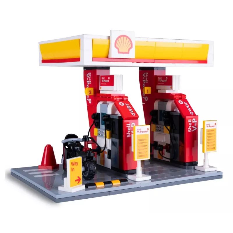 Modello stazione di servizio Jamara CaDA Shell 402858 con design dettagliato