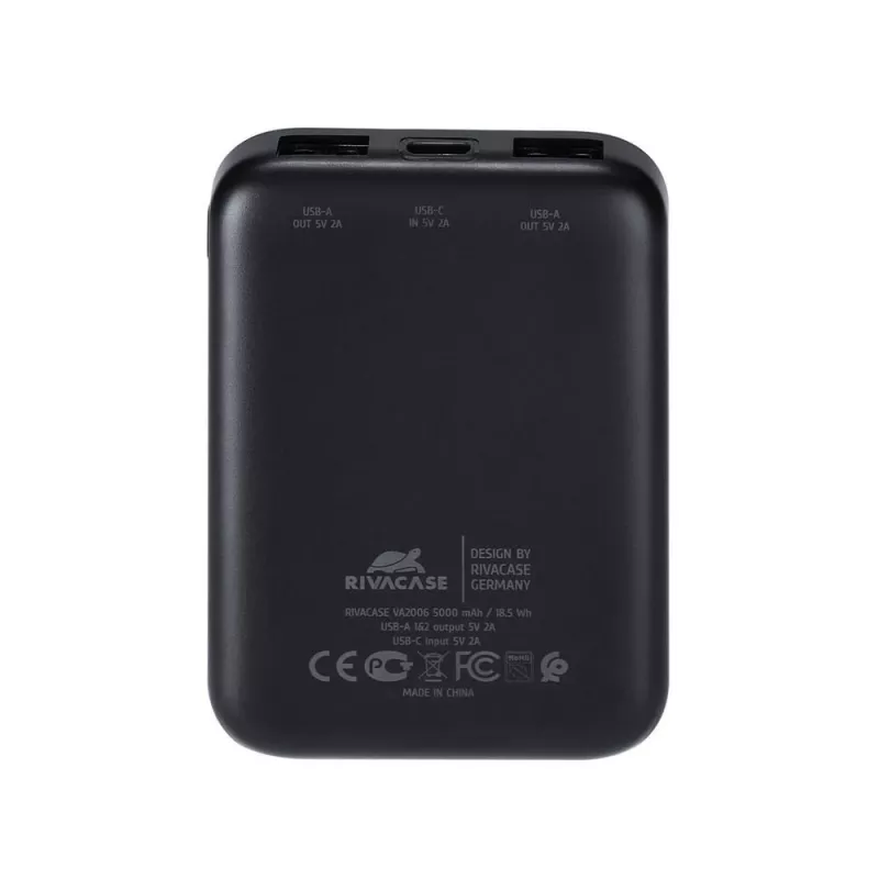 Powerbank USB 5000MAH/VA2006 nero Rivacase