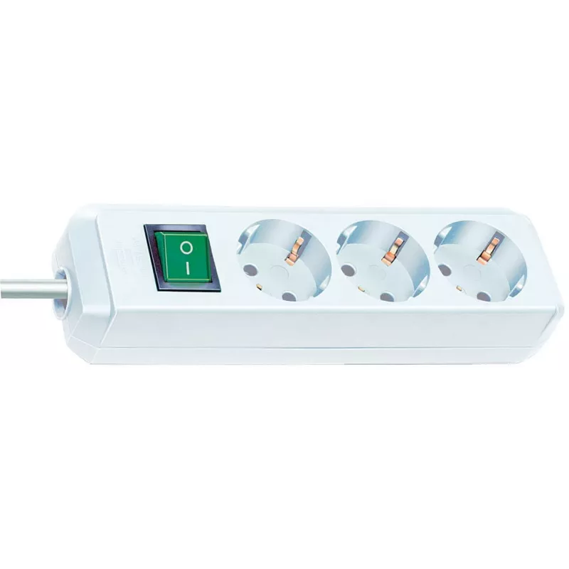 brennenstuhl Eco-Line - ciabatta - prese di uscita: 3 - cavo 1,5m - bianco (1152320400)