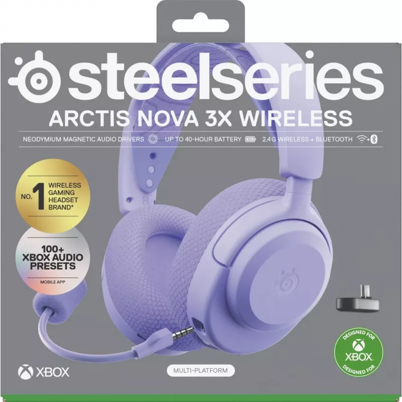 Cuffie Steelseries Arctis Nova 3X Wireless