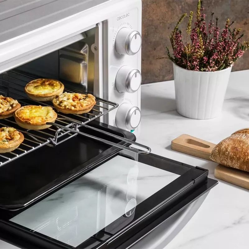 Cecotec forno mini | Bake&Toast 2300 bianco | 23 L | 1500 W | bianco