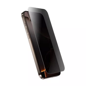 Vetro temperato privacy Crong per iPhone 16 Pro Max — antiriflesso, antigraffio