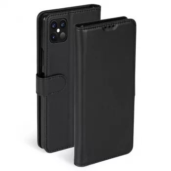Portafoglio per telefono Krusell per Apple iPhone 12 Pro Max – nero, custodia folio con porta carte