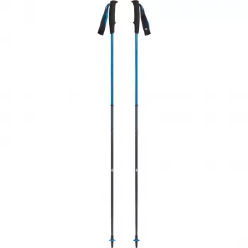 Bastoncini da trekking Distance Carbon, attrezzo fitness blu, 1 paio, 100 cm