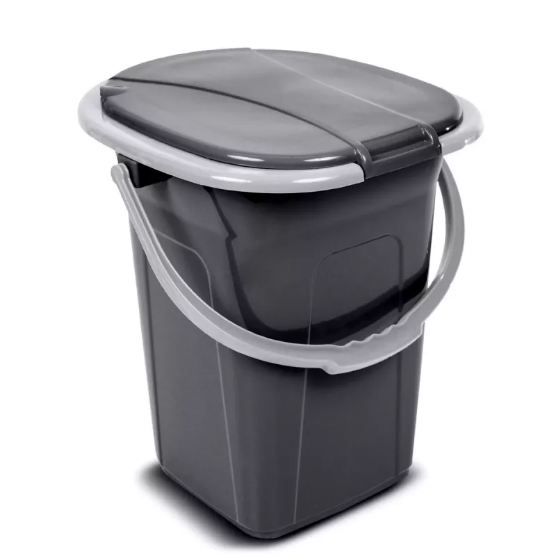 Secchio WC portatile GreenBlue GB320AG — modello turistico leggero, contenitore portatile compatto