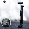Pompa a mano per bicicletta Rockbros 42310006001 con manometro nera