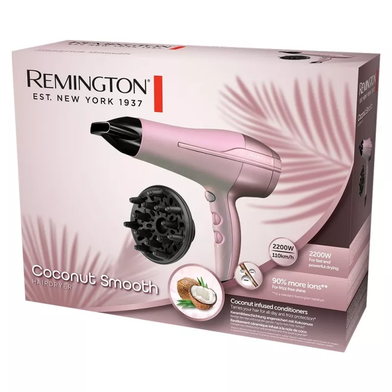 Asciugacapelli Remington DRYER REMINGTON COCONUT SMOOTH D5901