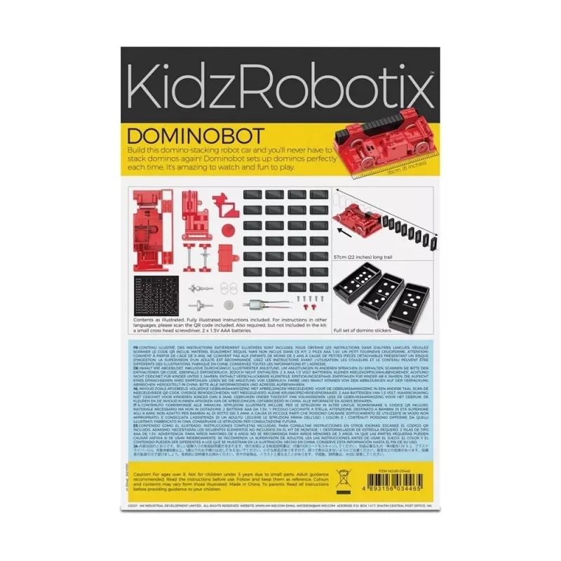 Robot didattico da intrattenimento 4M 4M-03446 per bambini da 8 anni, a batteria, kit fai da te